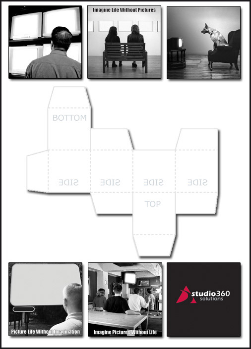 Promo box design for Autodata photography studio